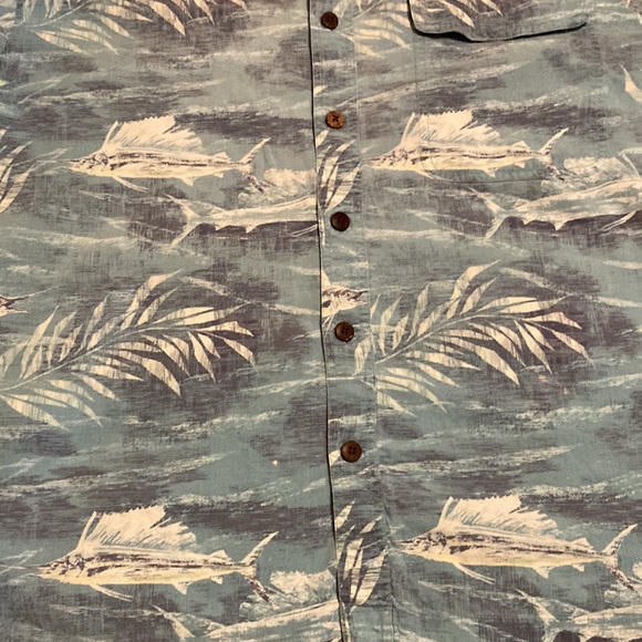 GUC MAGELLAN Sportswear Fishing Shirt Tropical Print Bundle of 2 Men’s Size L - Picture 5 of 12